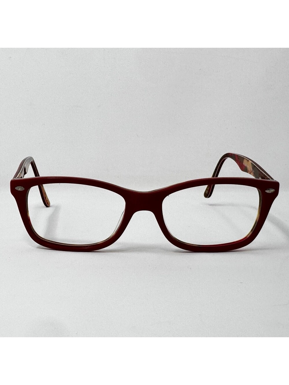 Ray-Ban RB5228 5406 Red Texture Camo Eyeglass Frames 53-17-140
